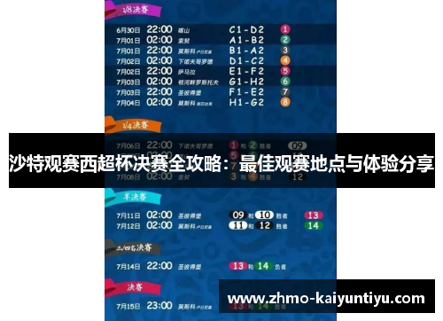 沙特观赛西超杯决赛全攻略：最佳观赛地点与体验分享