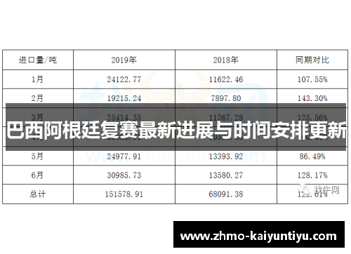 巴西阿根廷复赛最新进展与时间安排更新