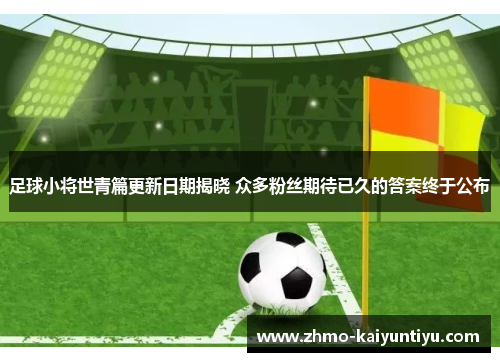 足球小将世青篇更新日期揭晓 众多粉丝期待已久的答案终于公布